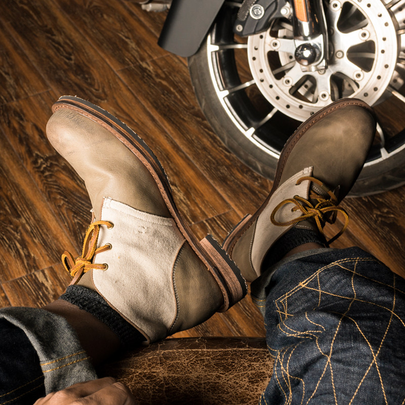 懂 原创设计休闲圆头皮鞋男 复古手工机车固特异高帮真牛皮靴子潮|ruв категории Мужская обувь, высокие ботинки - от Buy2taobao.com для оказания профессиональной услуги покупки агента Taobao