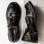 朗 手工绅士古着休闲百搭鞋 做旧新潮男女单鞋 编界Rewrite 皮鞋