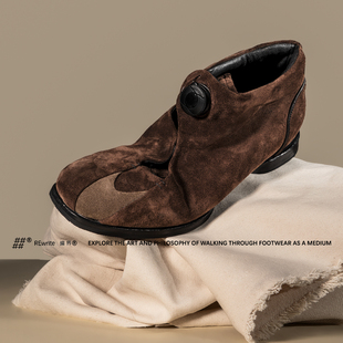 REwrite编界「山巷漫访」秋冬中邦休闲皮鞋NARO-FIT™Ortholite®