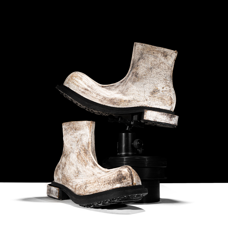 系列老白肌理高阶设计师男鞋短靴