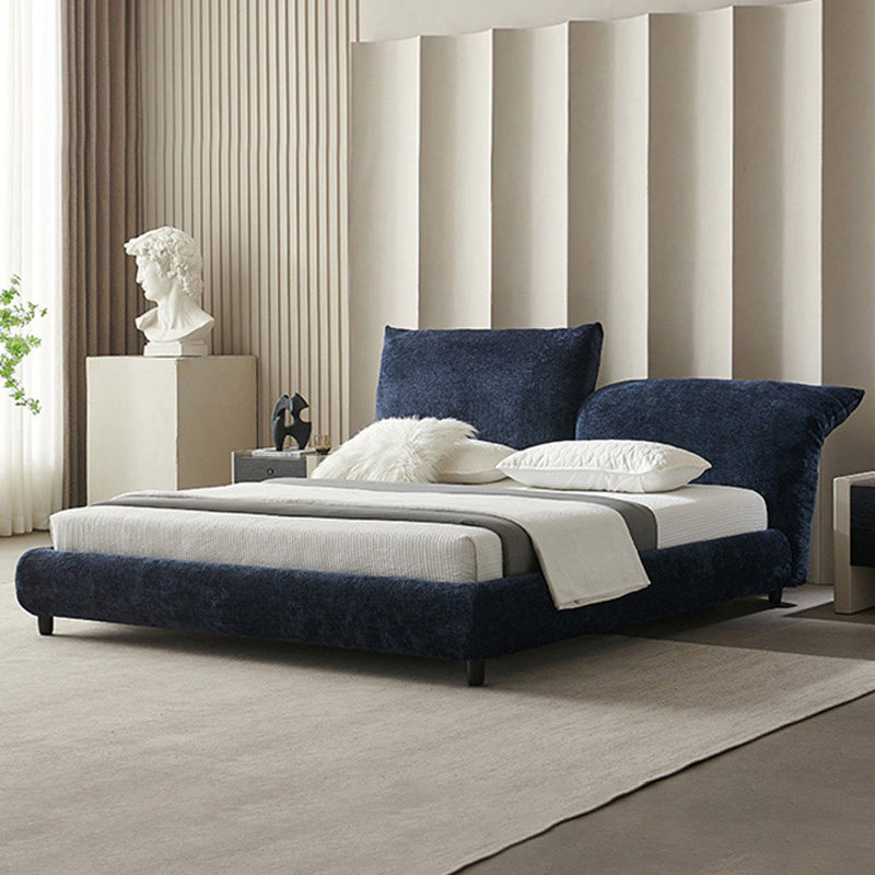 。Ts.Pb.斯璞意大利Edra花瓣床布艺现代简约主卧双人大床设计师新_虎窝淘