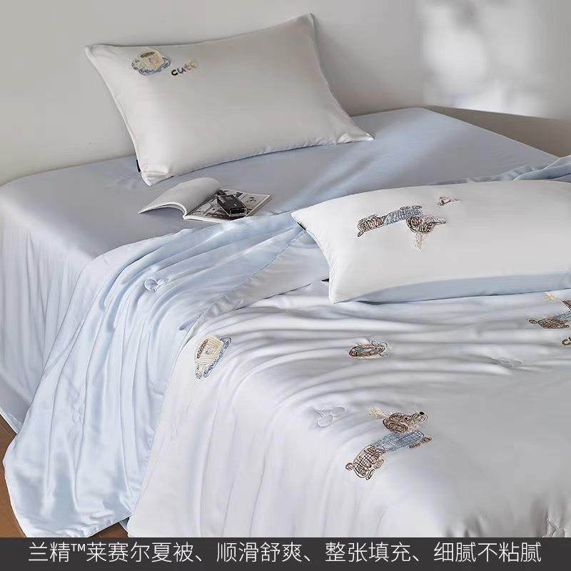海门区久莎纺织品经营部卡通60SPro兰精天丝夏凉被四件套夏季空调