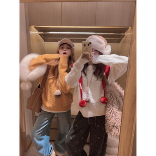 ～ Yukiss 套头麻花针织衫 兔毛羊毛混纺 发财毛衣