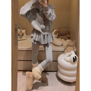 内搭针织连衣裙 裙摆可拆卸毛衣 ins博主款 Yukiss