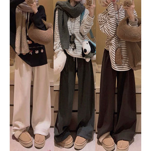 ～ Yukiss 加绒休闲裤 奶奶裤 420g立裁抗皱抗起球