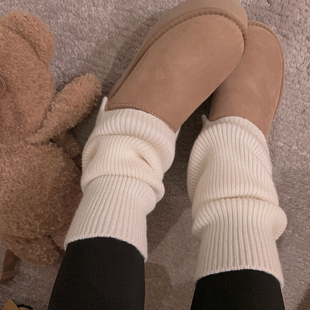 梯形型 羊毛厚厚堆堆袜套 雪地靴伴侣 Yukiss