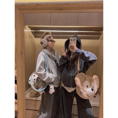 Yukiss【480g加绒版！显高不费力/连帽奥粒绒卫衣】