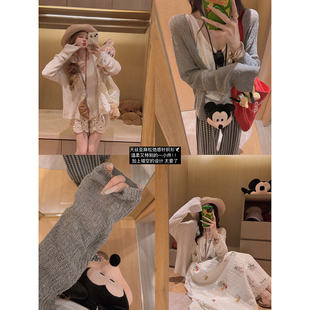 巨透气天丝亚麻防晒针织长袖 Yukiss 慵懒松弛感