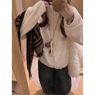 双面摇粒绒卫衣外套 可外穿可内搭 鼎鼎保暖 Yukiss