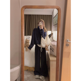 素颜美女套装 ～ 翻领 卫裤 立领两穿卫衣 Yukiss