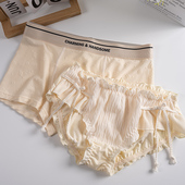 奶油色情侣内裤 情侣款 一男一女纯棉可爱性感甜美夫妻七夕礼物