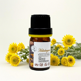 科西嘉岛有机意大利永久花蜡菊单方精油修复安神调香护肤植物舒缓