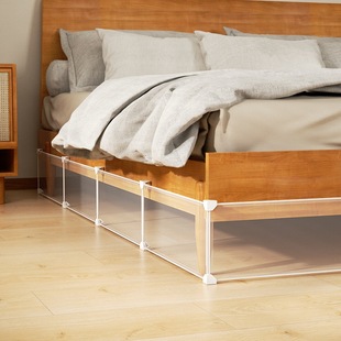 床底挡板防猫防尘可拆卸宠物围栏家用沙发边床下缝隙挡条隔挡透明