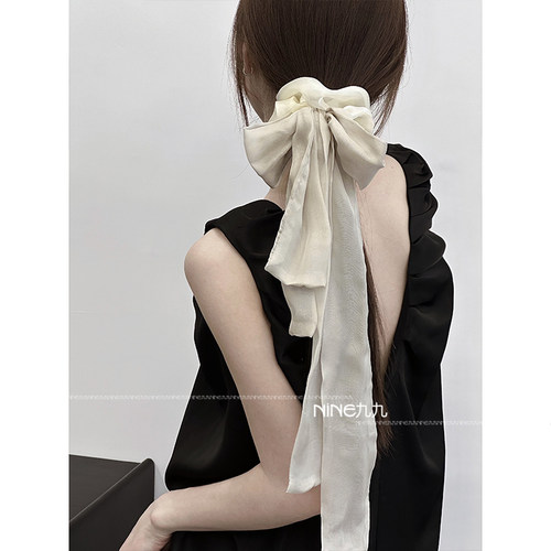 网红同款100%桑蚕丝发圈