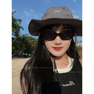 NINE九丨2025年新款凯旋门墨镜女款显脸小高级感防紫外线偏光近视