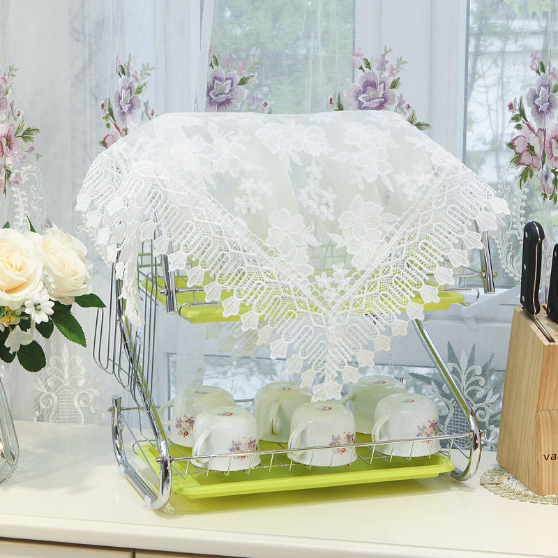 그릇 선반 커버 수건 배수 선반 그릇 주방 수납 선반 내유 더스트 커버 수납 상자 상자 주방 유니버설 커버 수건