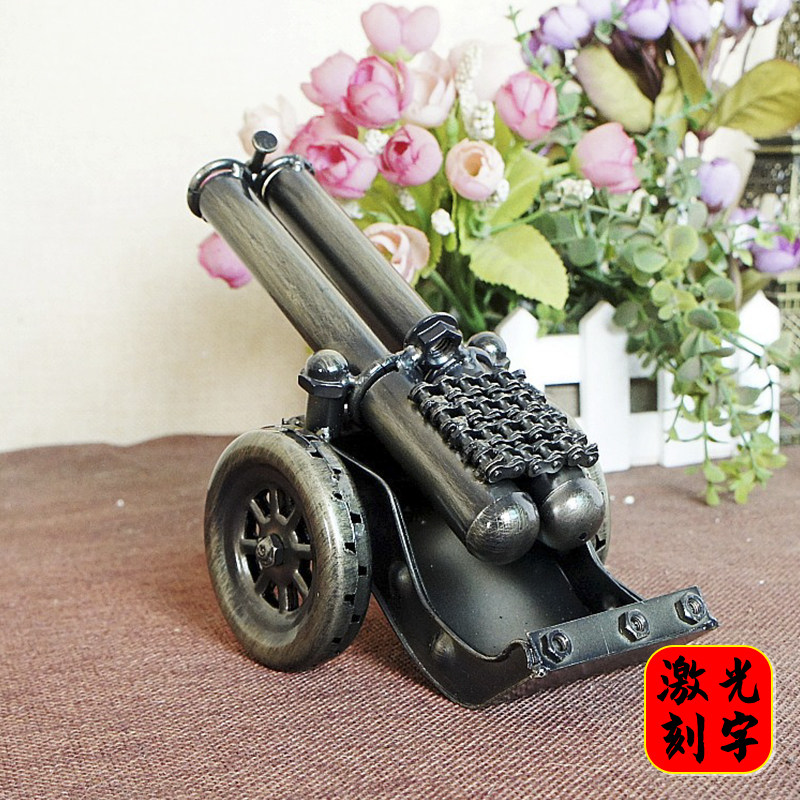 纯金属复古大炮模型办公桌桌面橱窗摆件创意个性礼物送战友礼物,家居饰品,装饰摆件,淘宝优惠券,粉丝福利购,淘宝优惠卷
