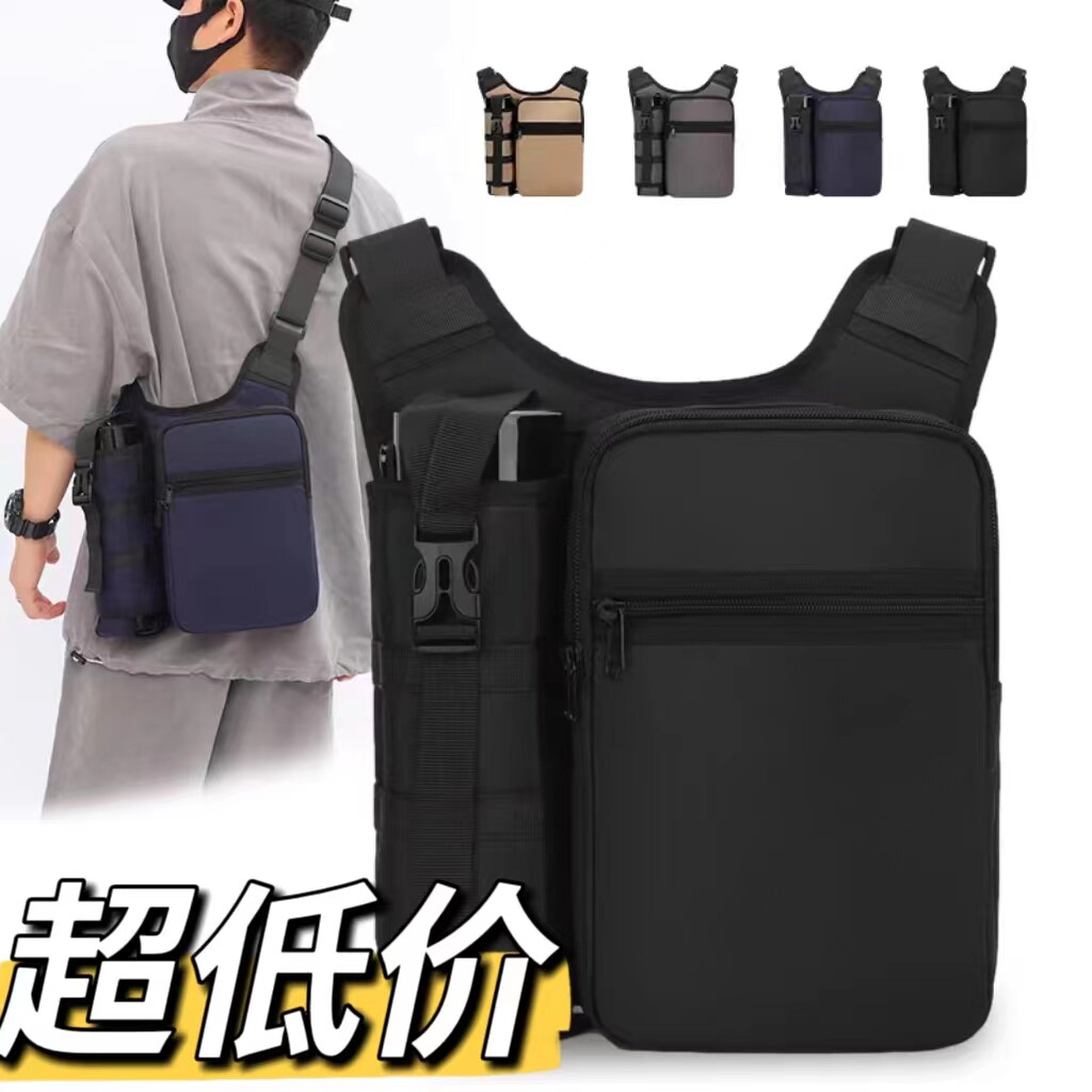 多功能便携大容量男包夏季款男款单肩包户外运动旅行单肩斜挎包C
