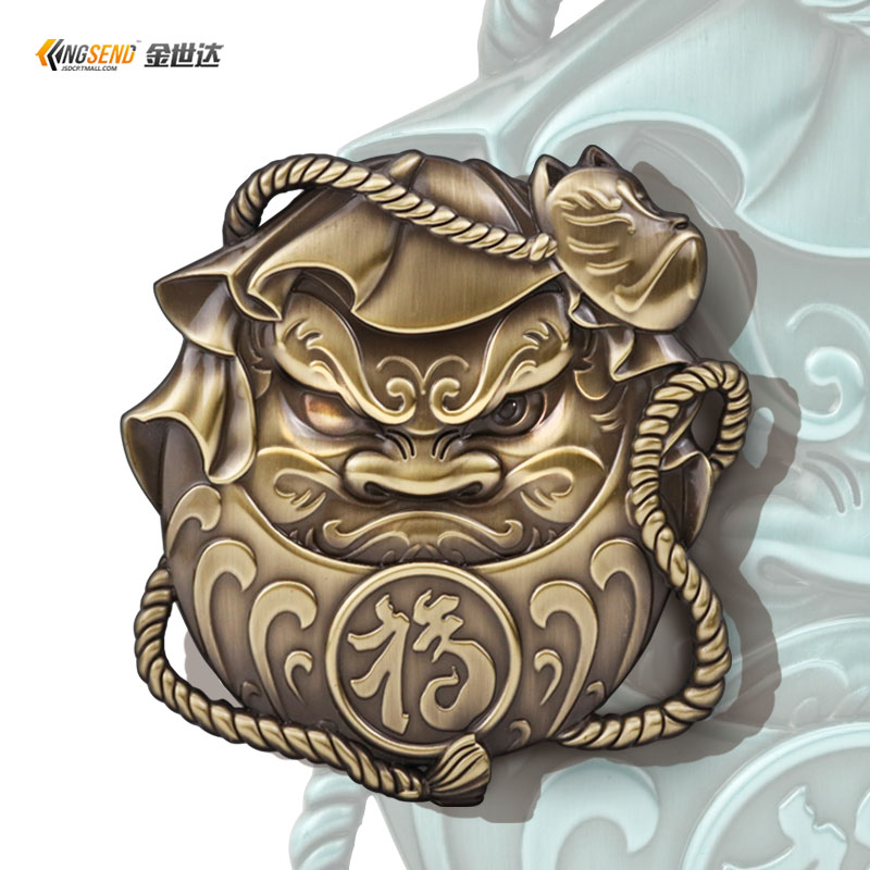 达摩日系jdm车标吉祥物叶子板