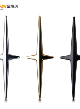 适用于林肯AWD 2.7T车标改装金属车贴叶子板标车尾标叶子板装饰贴