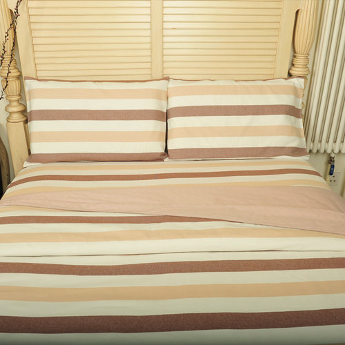 禧坊原创加密纯棉双人床单易打理