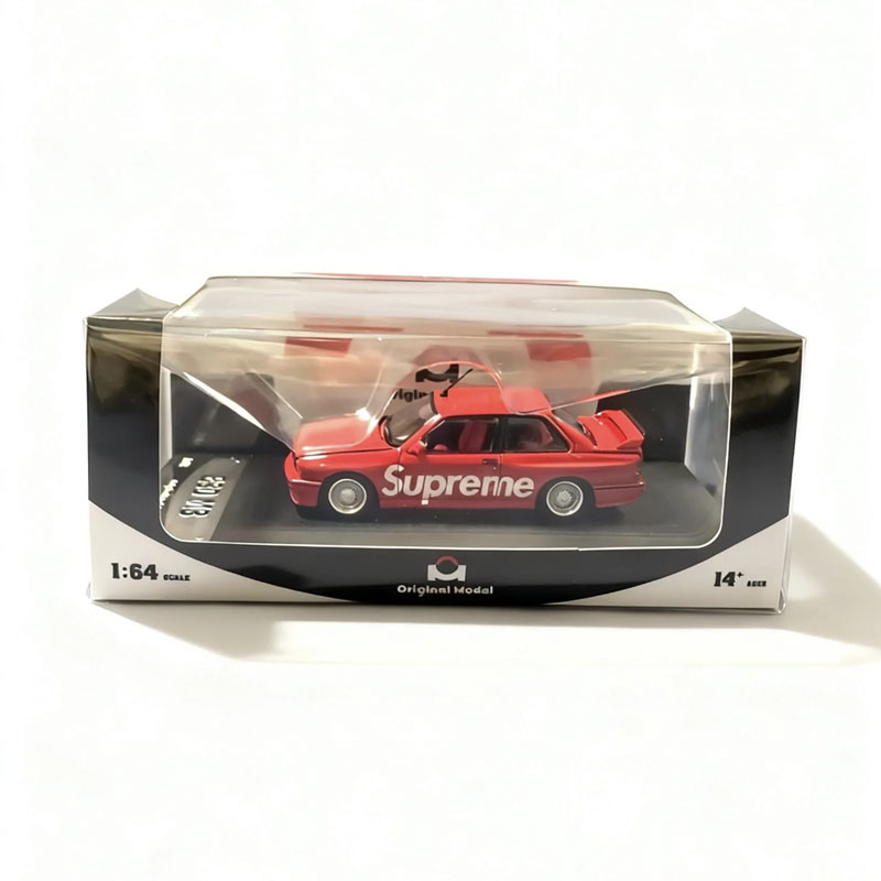 OM1/64 宝马M3 E30 Supreme涂装 小比例仿真合金车模型