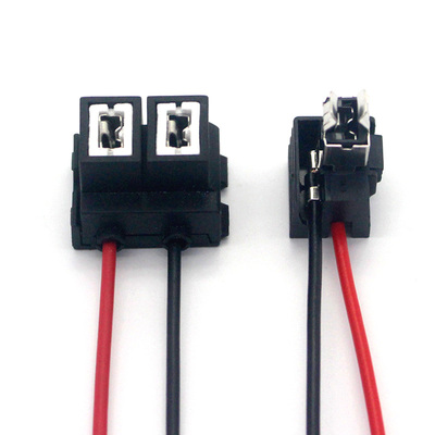 适用宝骏730前大灯座H7近光灯插座H1远光灯插头接头线卤素灯底座