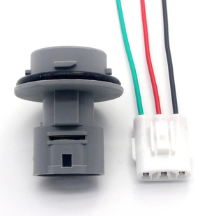 适用于本田15 新锋范刹车灯座后尾灯底座行车灯插座卤素灯泡 20款