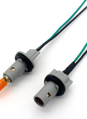 适用于威马E5 e5后转向灯座后转弯灯底座卤素灯泡接头插座HY21W