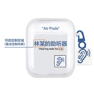 airpodsPro二代Airpods1 3代耳机套透明保护套定制创意耳机壳