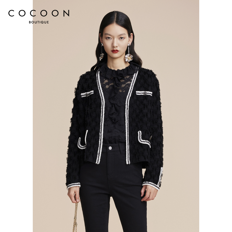 商场同款针织开衫COCOON