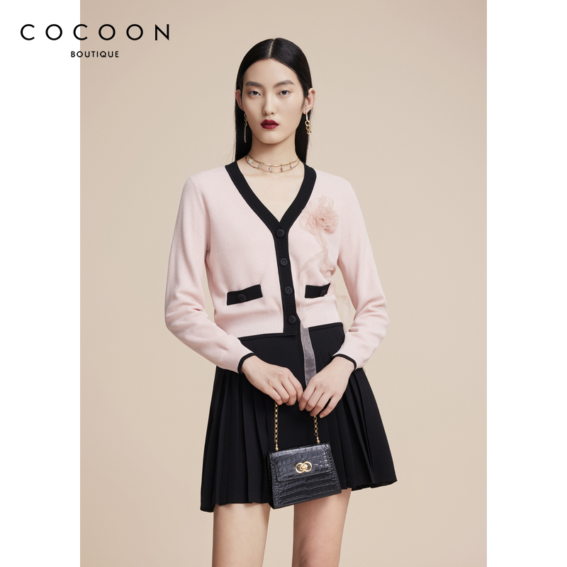 商场同款针织开衫COCOON