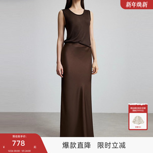 MISSCOCOON可可尼C3系列流光感缎面多色三醋酸ROW风礼服鱼尾裙女