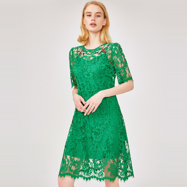 COCOON 可可尼 18年夏季新款 性感蕾丝吊带两件套连衣裙 天猫优惠券折后¥1797包邮(¥1997-200)2色可选