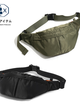 潮牌日系WAIST BAG男女尼龙防水休闲胸包轻便通勤后背斜挎小腰包