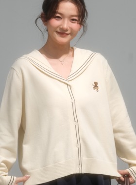 学院针织衫外套海军领秋季新款半裙套装微胖胖MM显瘦L6699L6532