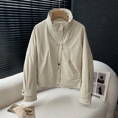 above deck高端柜柜货内里分格充绒风衣羽绒服女薄款设计感外套潮