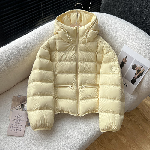 above deck爆款羽绒服女短款连帽排骨好看百搭显瘦保暖小个子外套