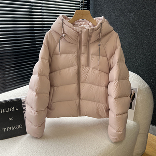 above deck新款云朵泡芙连帽羽绒服女短款双拉链原创加厚宽松女装