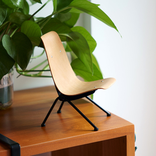 1948 1965迷你家具博物馆系列艺术设计摆件咖啡椅模型