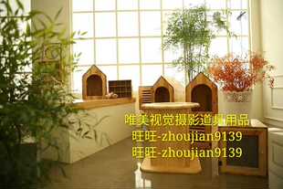 2018新款婚纱实景影楼装修韩式欧式摄影棚设计上门制作w-3103