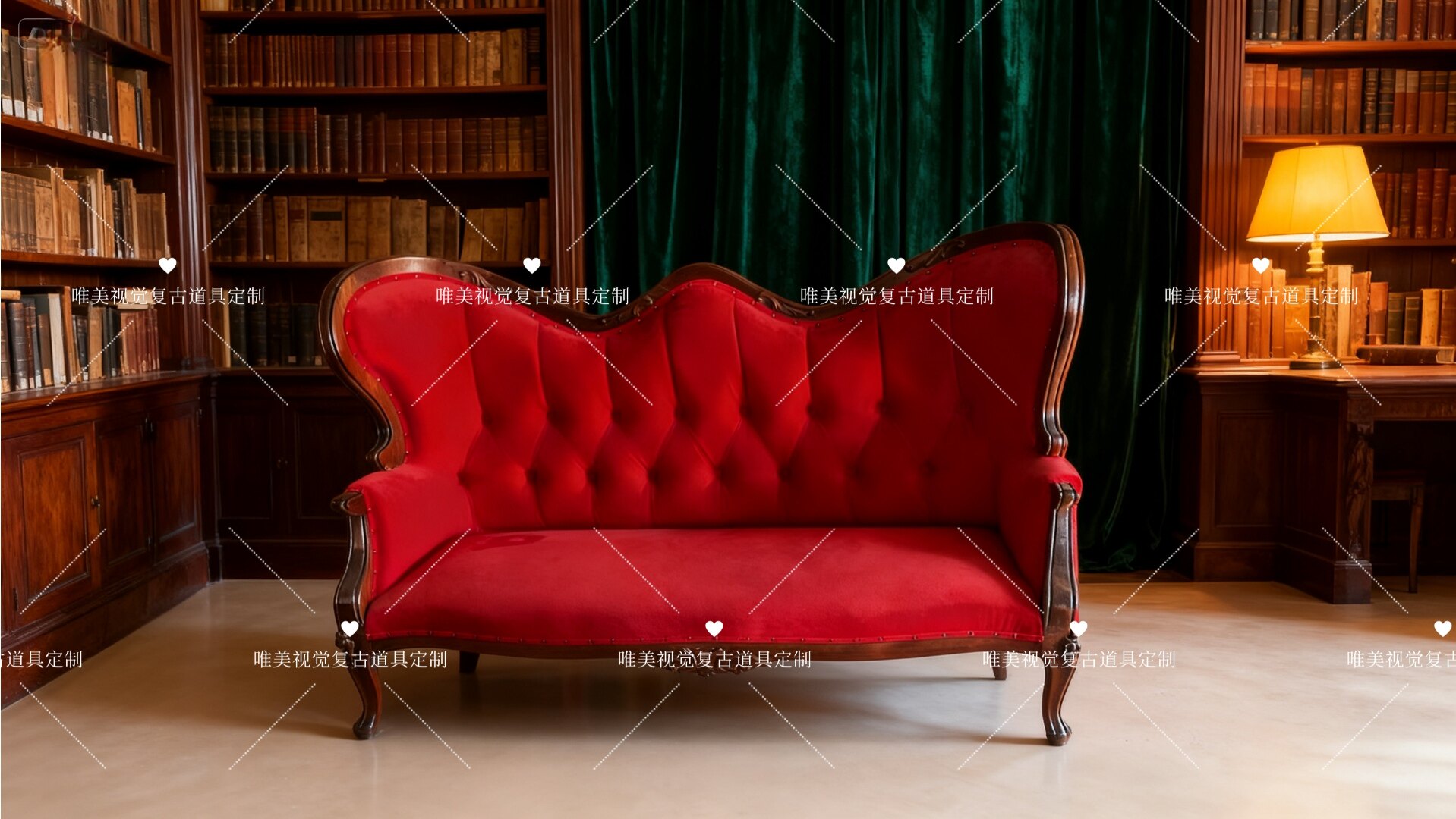 欧式复古实木贵妃椅精美雕花木质框架米白色花卉布艺面料沙发定制