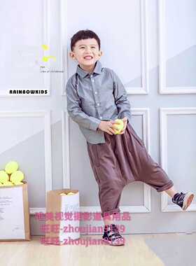 2018新款影楼儿童实景制作婚纱实景摄影棚韩式实景设计装修w3503