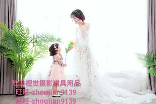 3709 婚纱无闪景w 儿童影楼实景制作摄影棚装 修设计拍照道具韩式