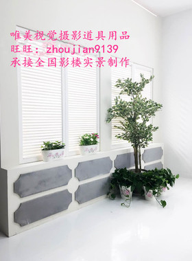 2018新款影楼摄影实景道具婚纱影棚装修设计制作w-1899