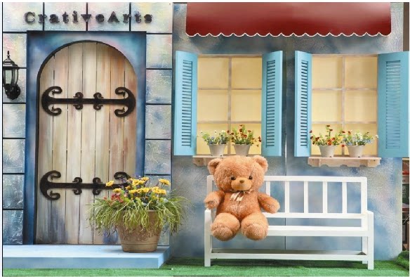 新款 影楼摄影道具 实景 儿童摄影棚实景制作 韩式 儿童实景w-45