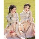 姐妹团礼服裙女国风旗袍高级感配秀禾 秋冬季 新中式 伴娘服2025新款