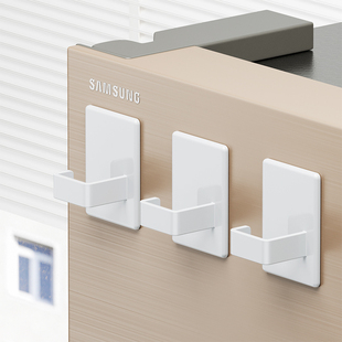 横竖两用磁吸挂钩冰箱洗衣机侧面收纳单钩入户门上无痕粘钩挂衣钩