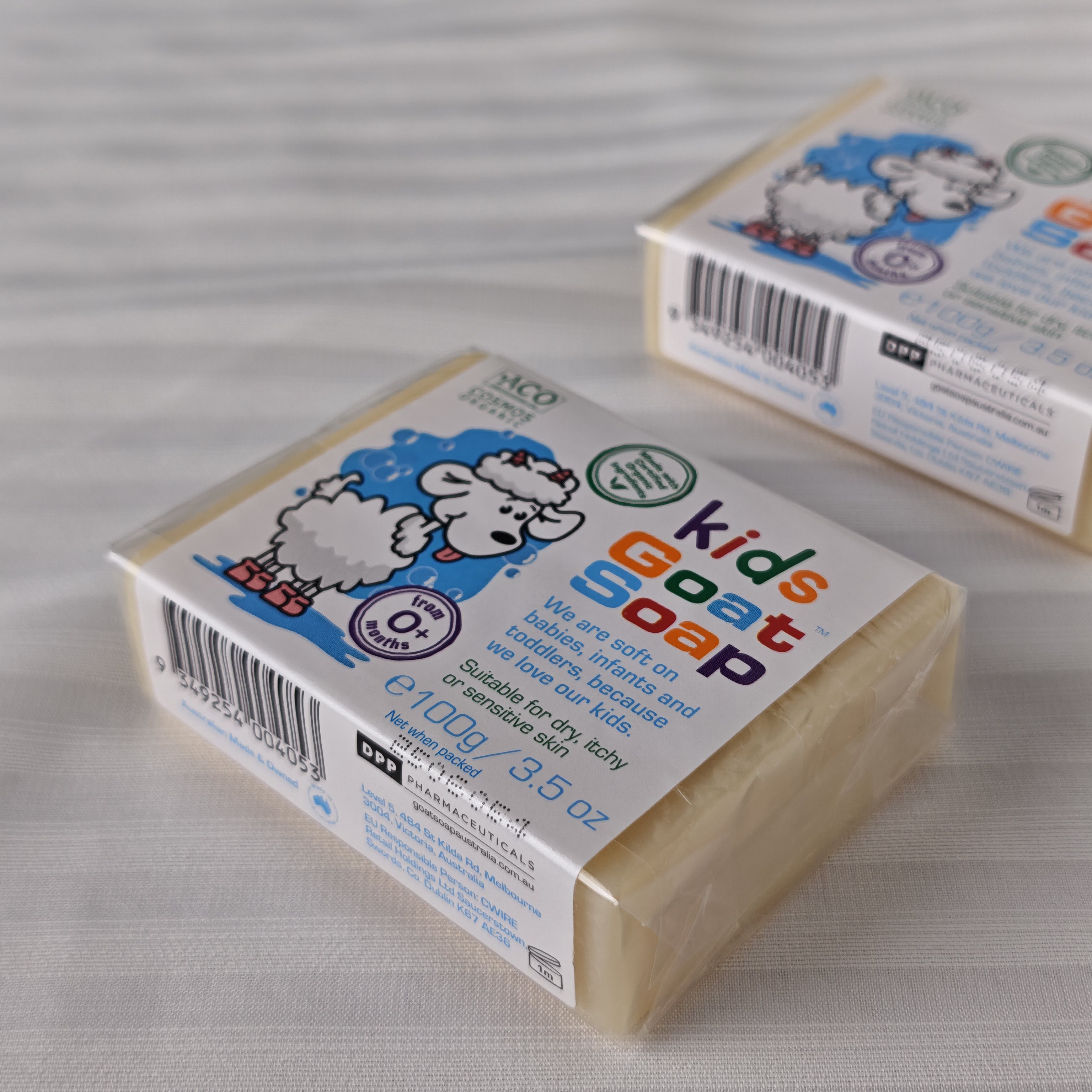澳洲淘~Goat Soap婴童羊奶皂儿童香皂温和清洁敏感肌适用100g