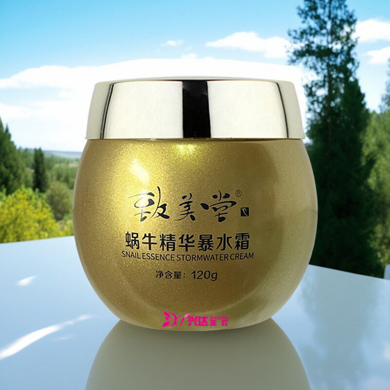 致美堂蜗牛精华暴水霜120g 瀑水霜 补水锁水保湿紧致弹力拉丝睡眠